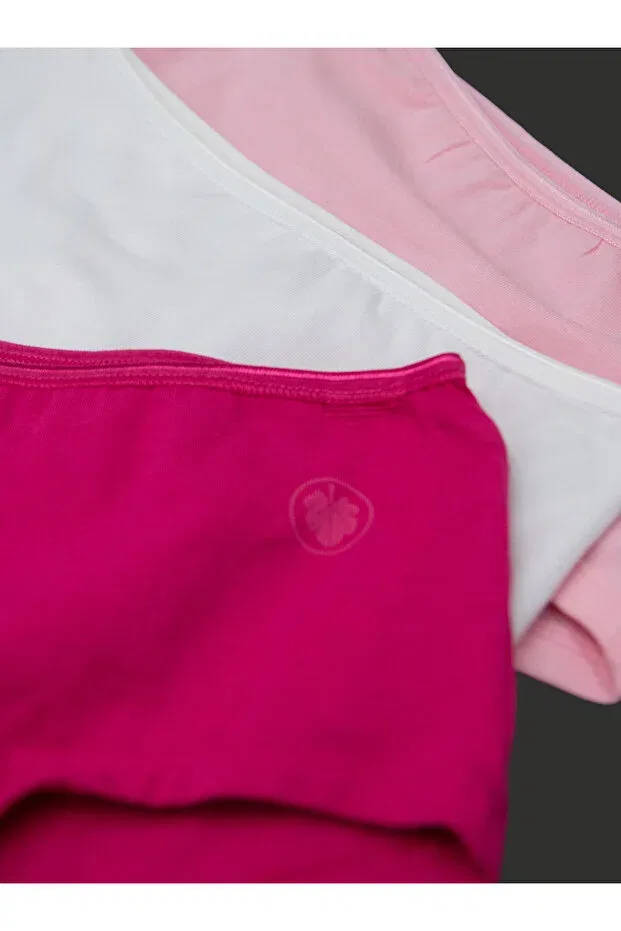 Детские боксеры для девочек хлопковые комплект 3 шт Girl'S boxer briefs 3-pack 1295 Blackspade, Multicolor — фото 2
