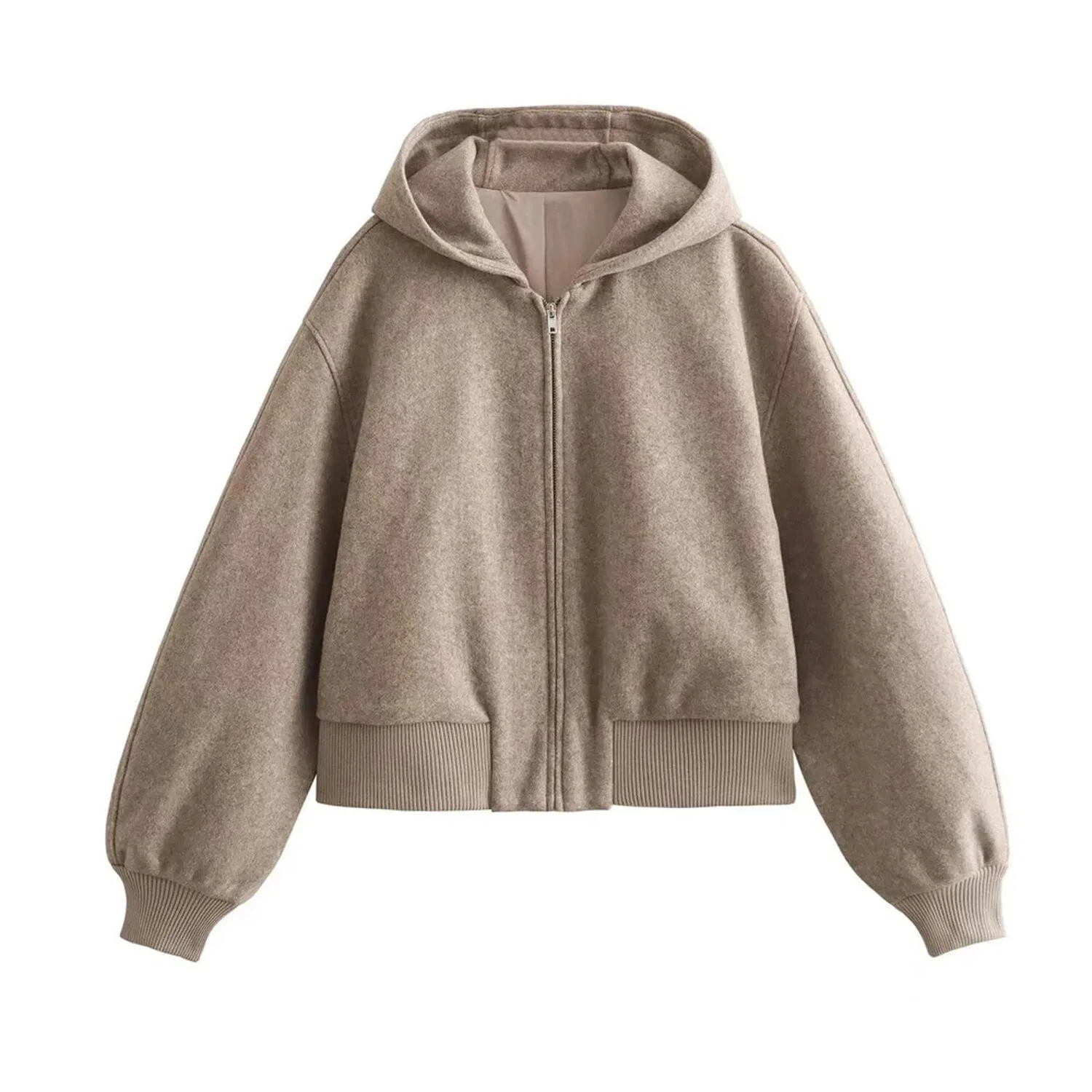 Женская куртка с коротким рукавом, хаки, Khaki Color