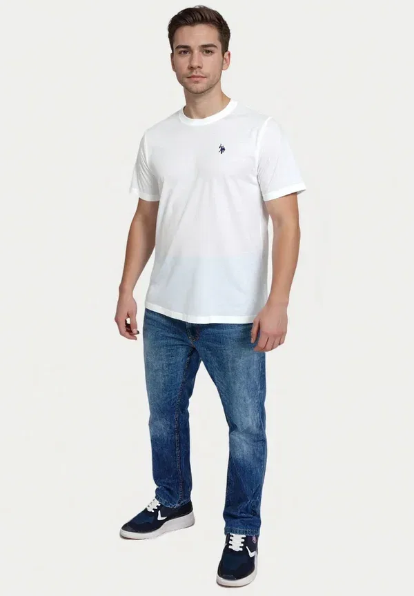 Футболка из хлопка Basic T-shirt U.S. Polo Assn, белый U.S. Polo Assn.