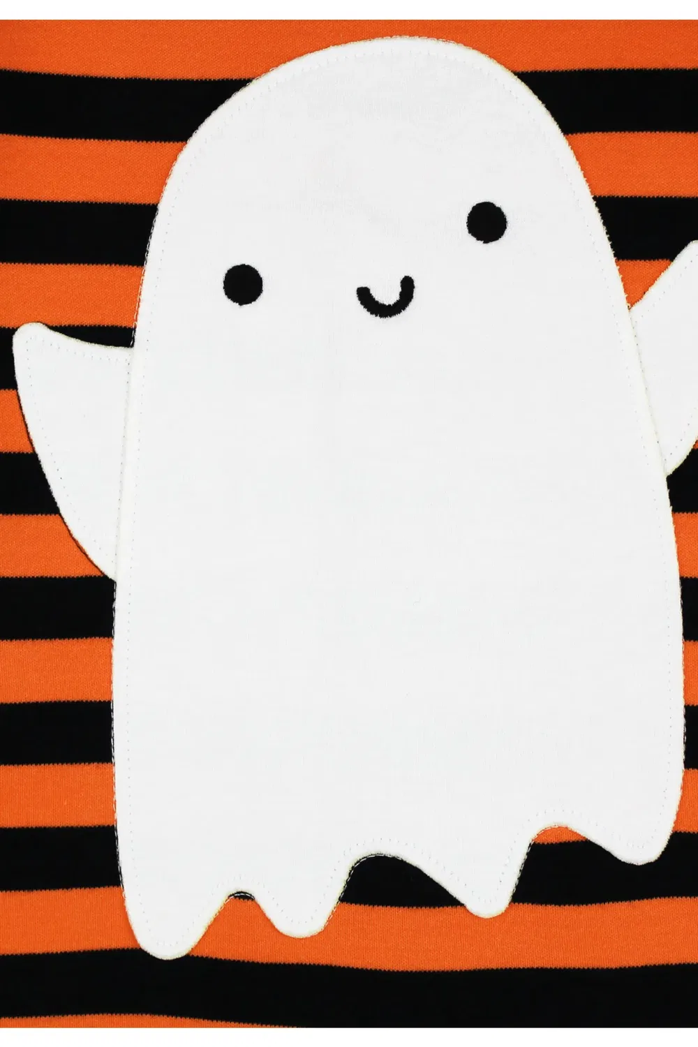 Детская футболка с аппликацией Happy Ghost Toby Tiger, Orange — фото 2