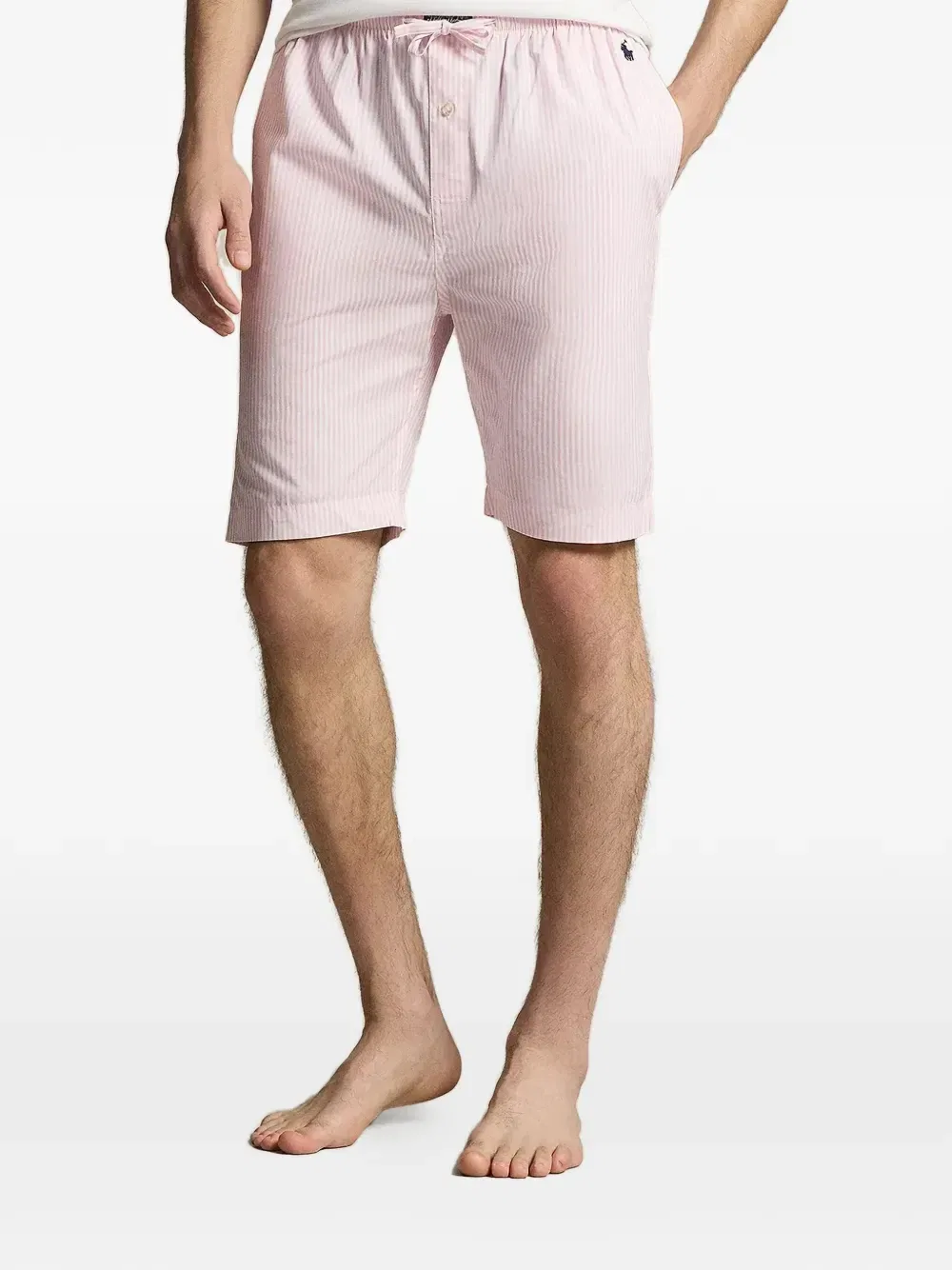 Пижамные шорты в полоску на кулиске Polo Ralph Lauren, розовый