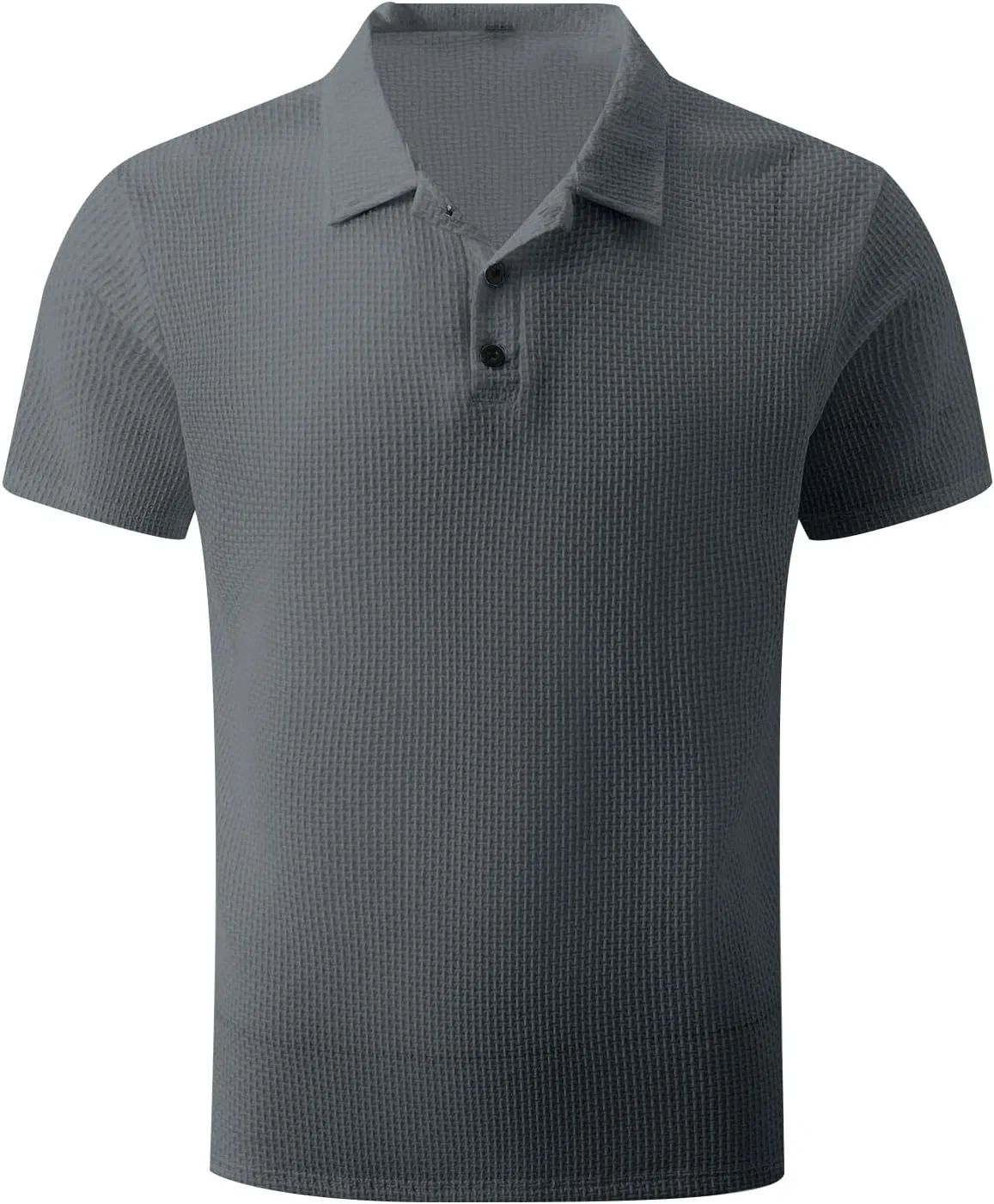 Мужское поло короткий рукав Regular Fit Solid NoxwB, Gray
