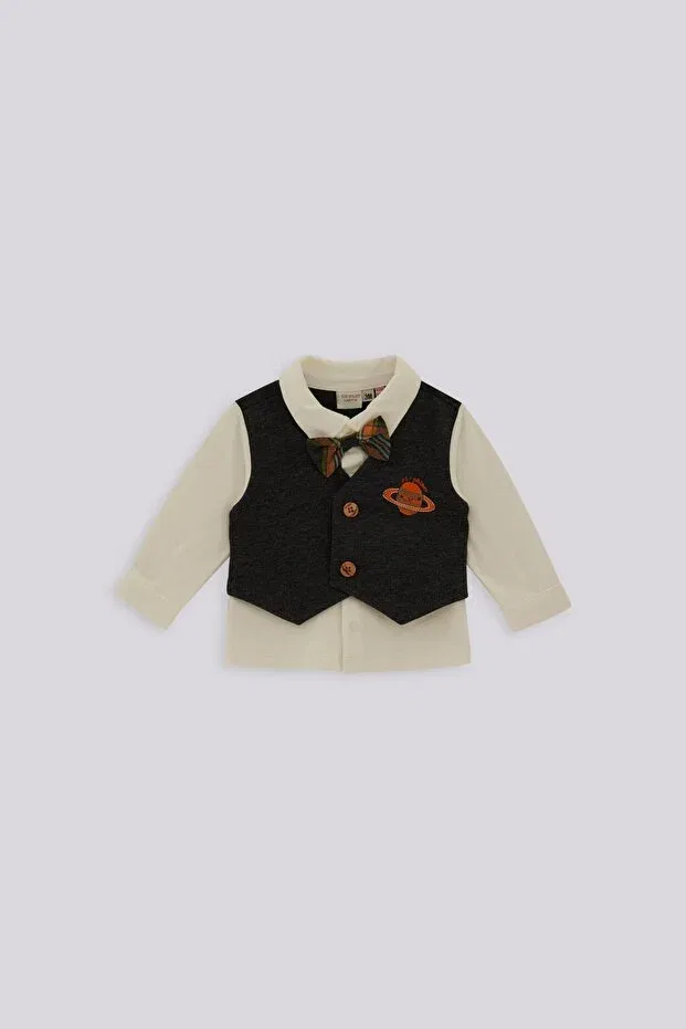 Детская рубашка для мальчиков с длинным рукавом Layette, Colored