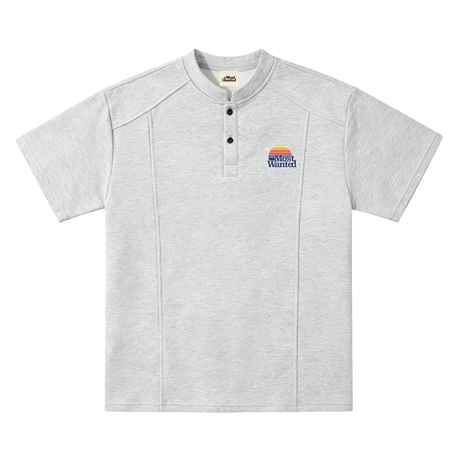 Детская футболка с круглым вырезом и прямым кроем Heather Gray MostwantedLab