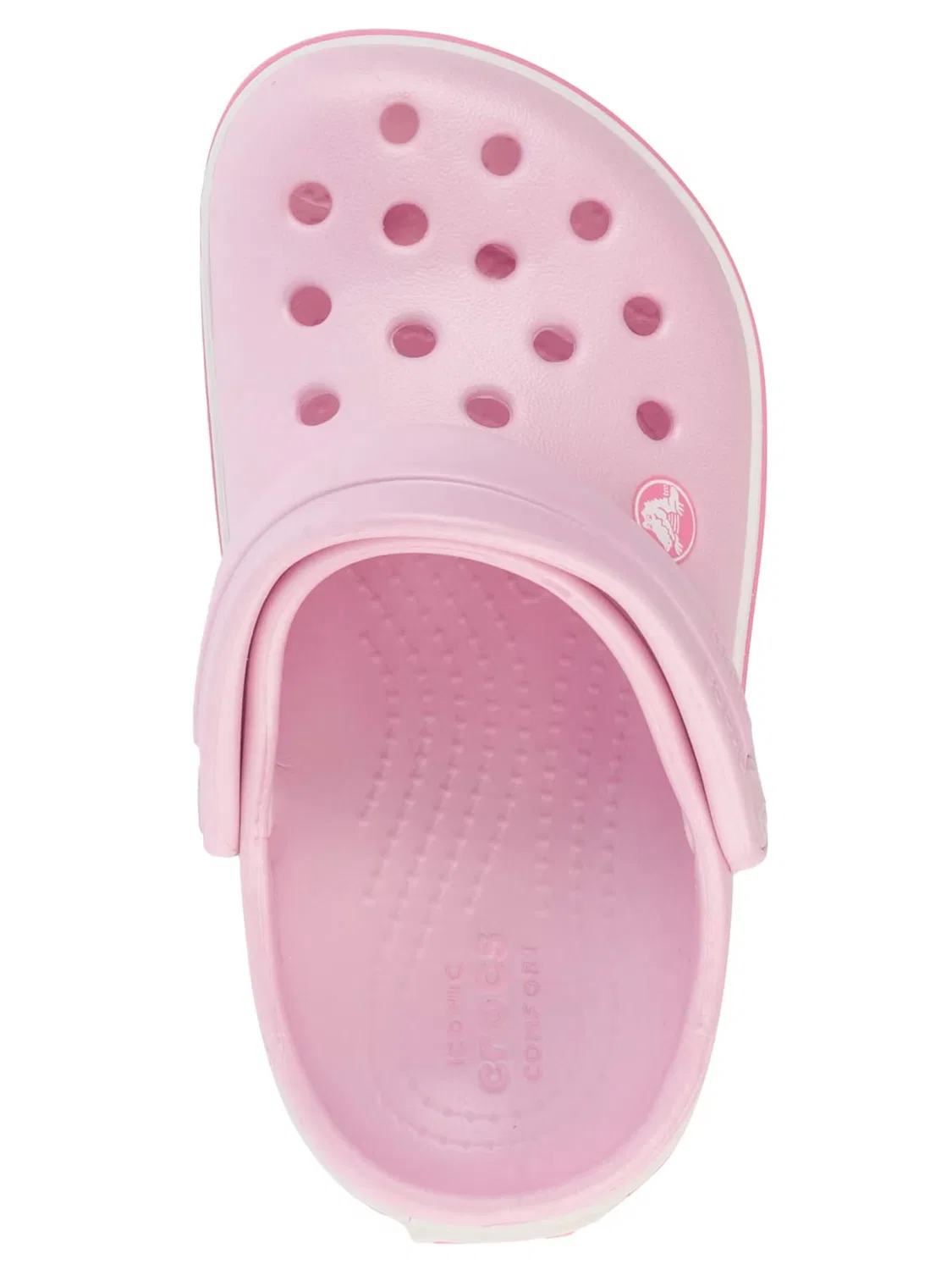Сандалии Crocs Crocband Clog K розового цвета — фото 4