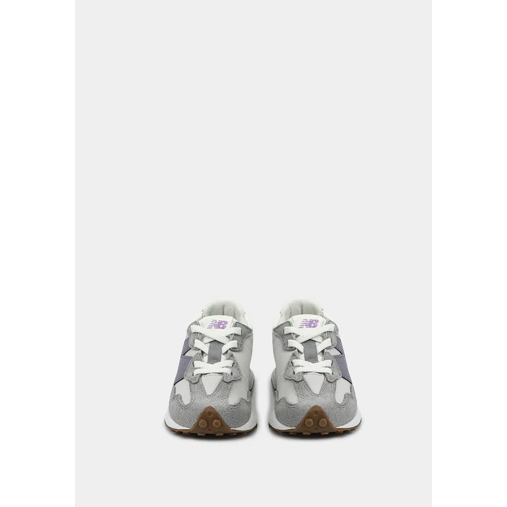 Детские кроссовки New Balance 327 с эластичными шнурками, Suede and Mesh, модель 327 — фото 3