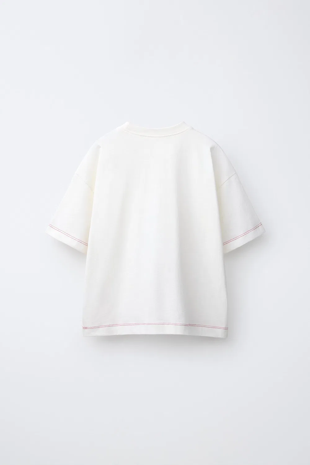 Спортивная футболка с карманом ZARA, White — фото 2