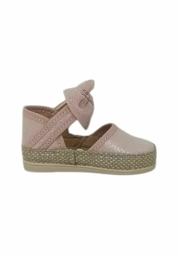 Ботиночки с бантом Espadrillas Vulladi Pink, розовый