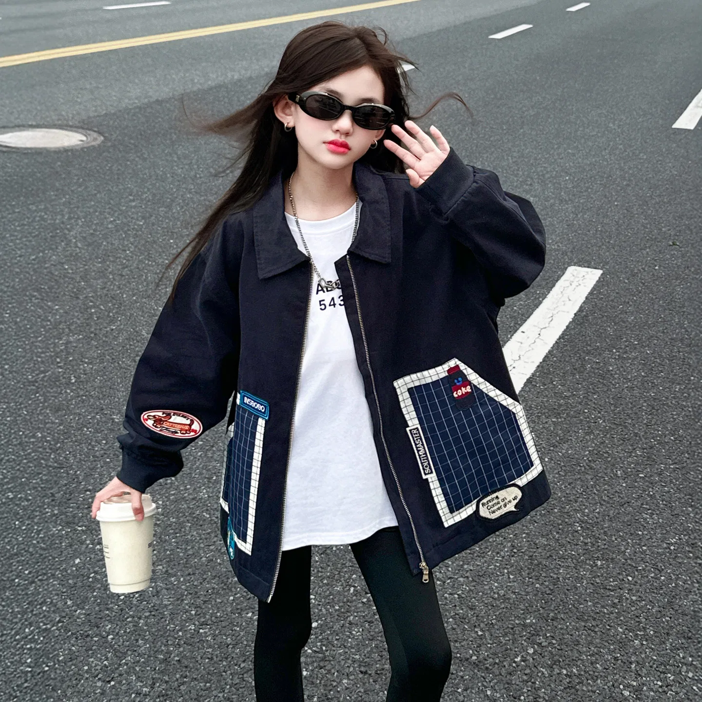 Детская куртка Casual Jacket Lanza, Navy Blue — фото 4