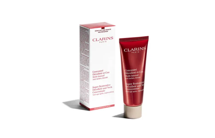 CLARINS Крем для шеи и декольте Flower Age восстанавливающий и увлажняющий 75 мл, 75ml