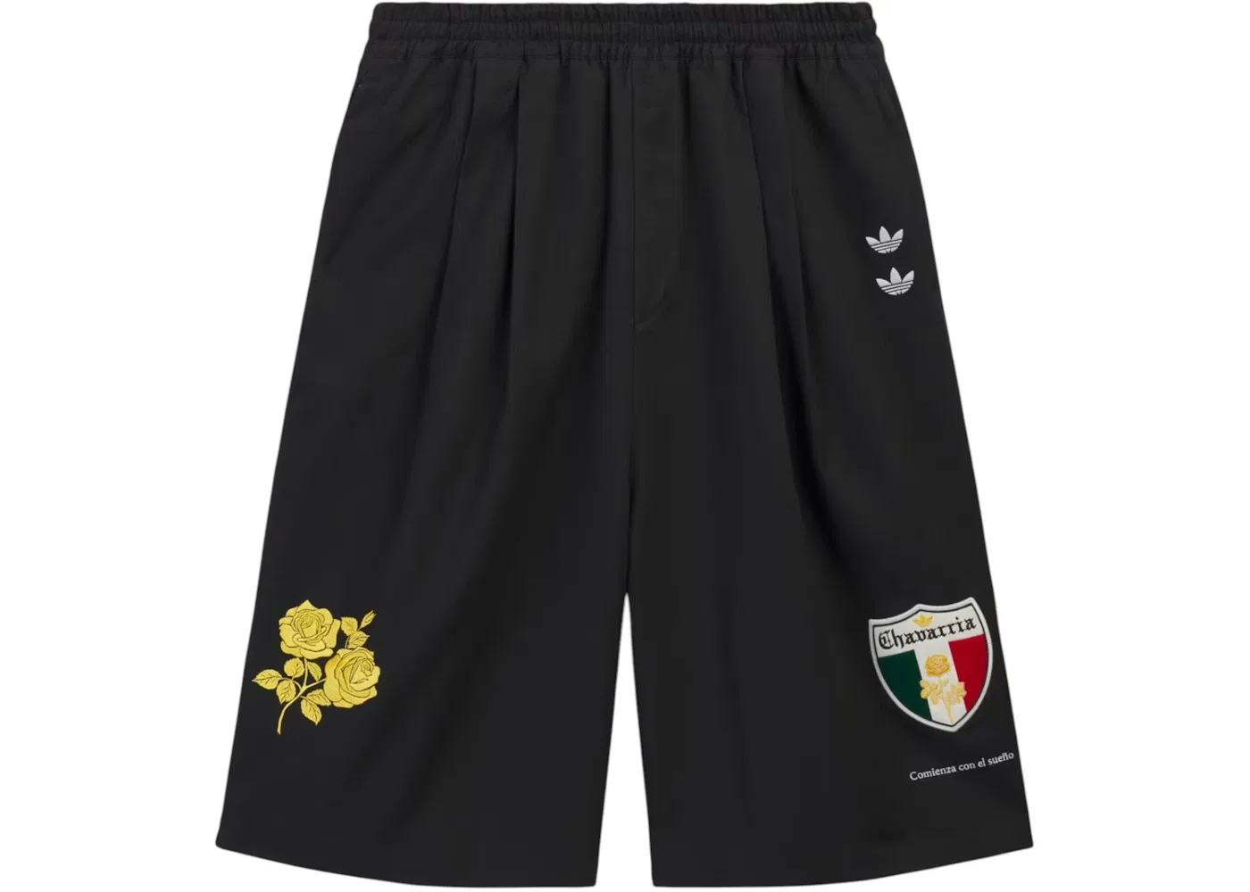 Мужские шорты из твила Willy Chavarria Adidas, Black