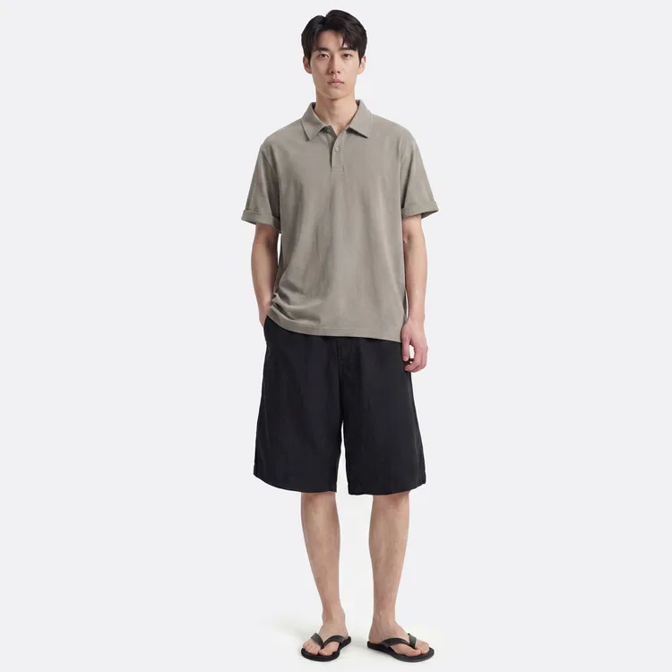 Детские шорты свободные хлопковые Nice Rice, Coal Black — фото 4