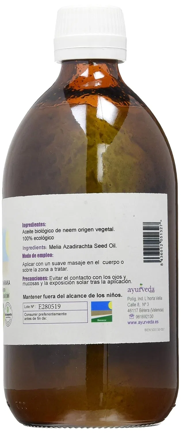 Масло для тела Ним, Ayurveda Autentico, 500 мл — фото 2