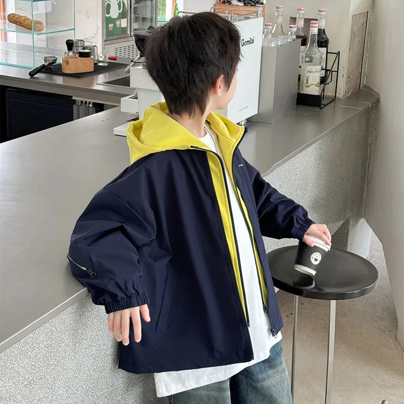 Детская куртка уличного стиля Lanza, Navy Blue — фото 4