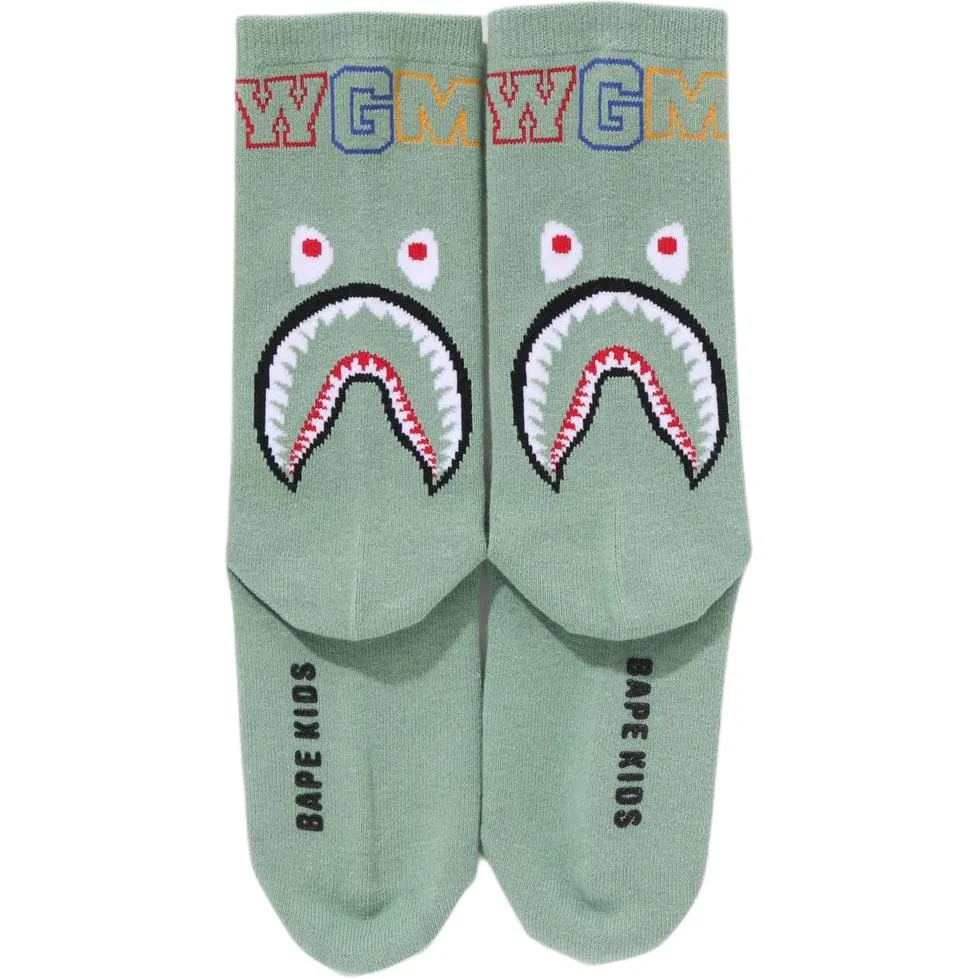 Детские носки с принтом 1 Pack A BATHING APE, Green — фото 3