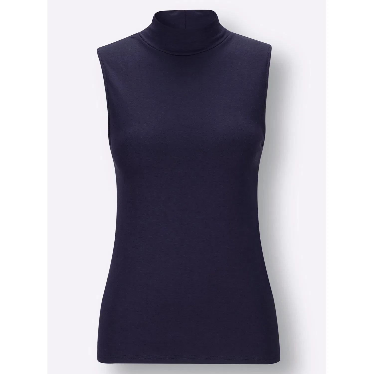 Женская блузочная топ-безрукавка со стойкой Speidel, Navy Blue — фото 3