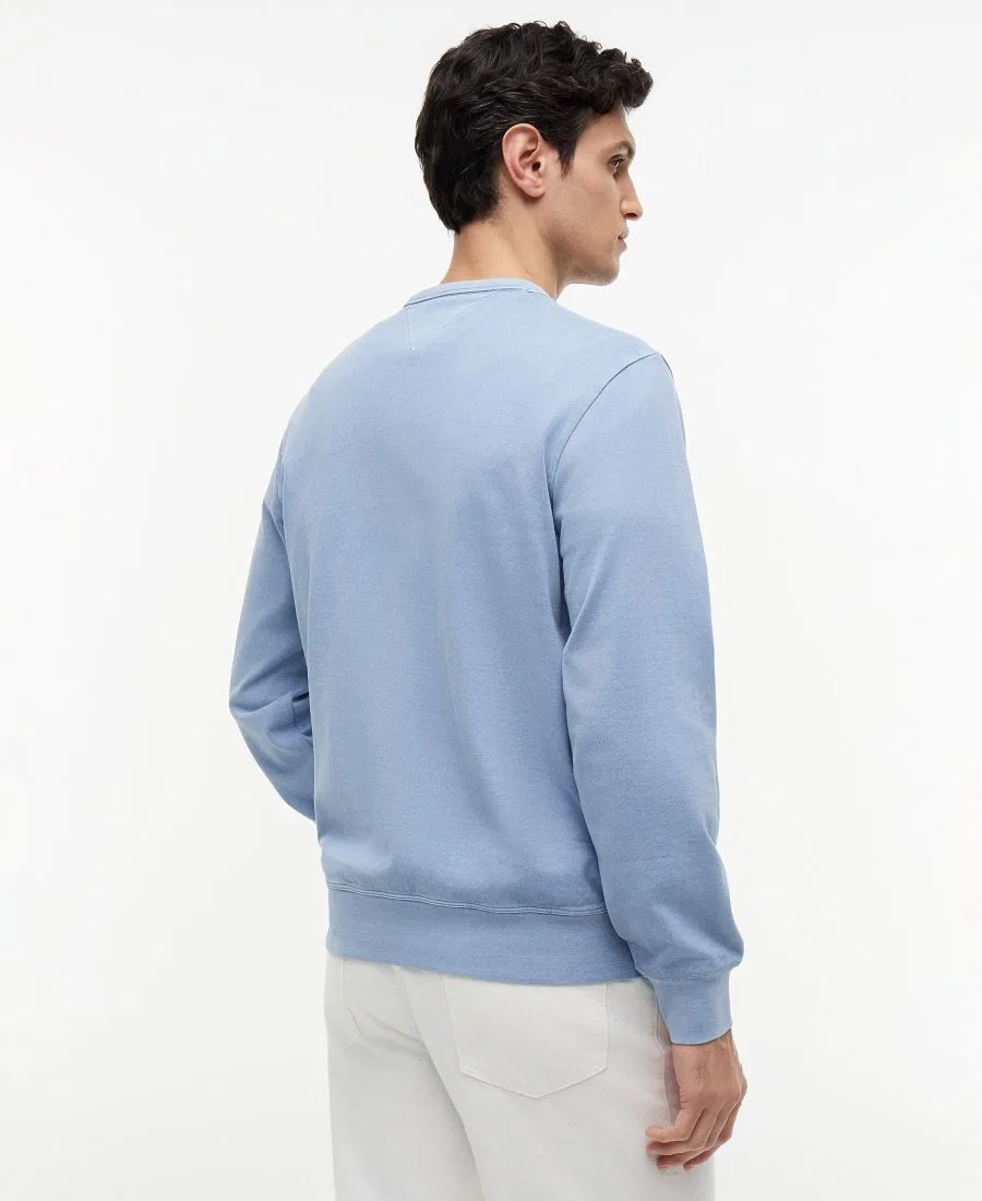 Мужской свитшот с круглым вырезом с длинным рукавом Tommy Hilfiger, Brisk Blue — фото 4