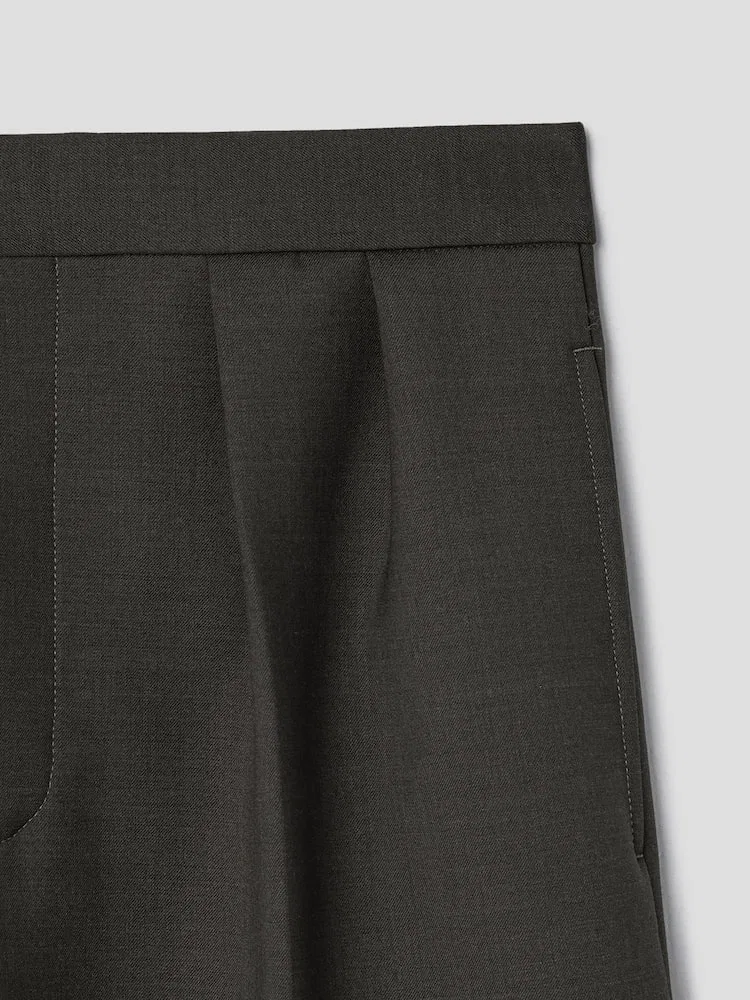 Чиносы, шерстяные, Le Pantalon Citta JACQUEMUS, Dark Khaki — фото 4