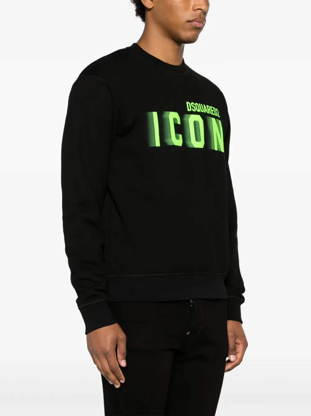 Толстовка с принтом Icon Dsquared2, черный — фото 3