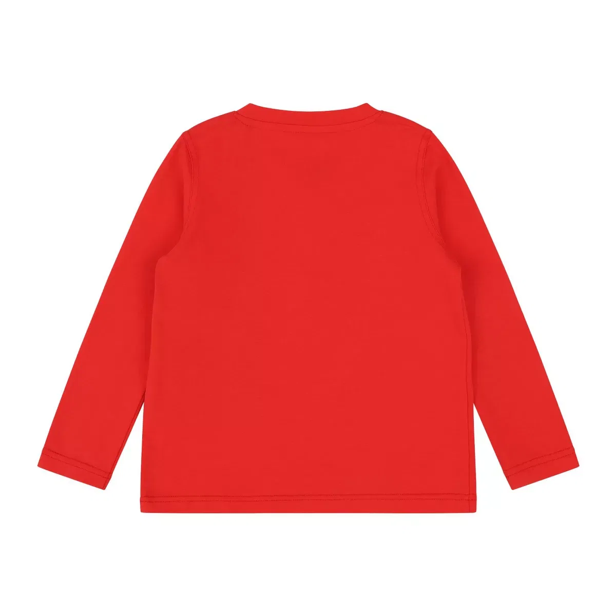 Детское платье-рубашка с длинным рукавом Henley Mixed Up Clothing, Red Multicolor — фото 2