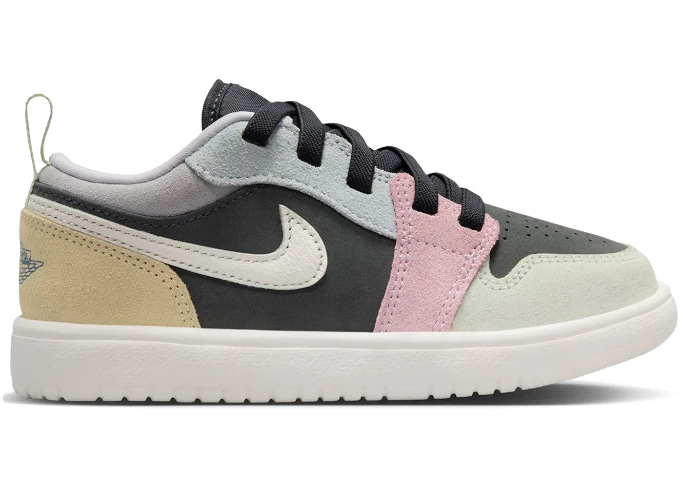 Детские кроссовки Lifestyle Jordan 1 Low ALT SE Jordan, Anthracite/Muslin/Iris Whisper/Sail