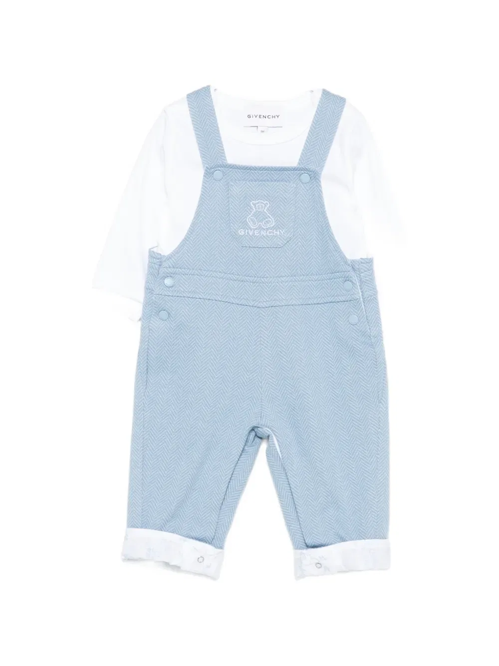 Футболка Givenchy Kids, цвет Sky Blue