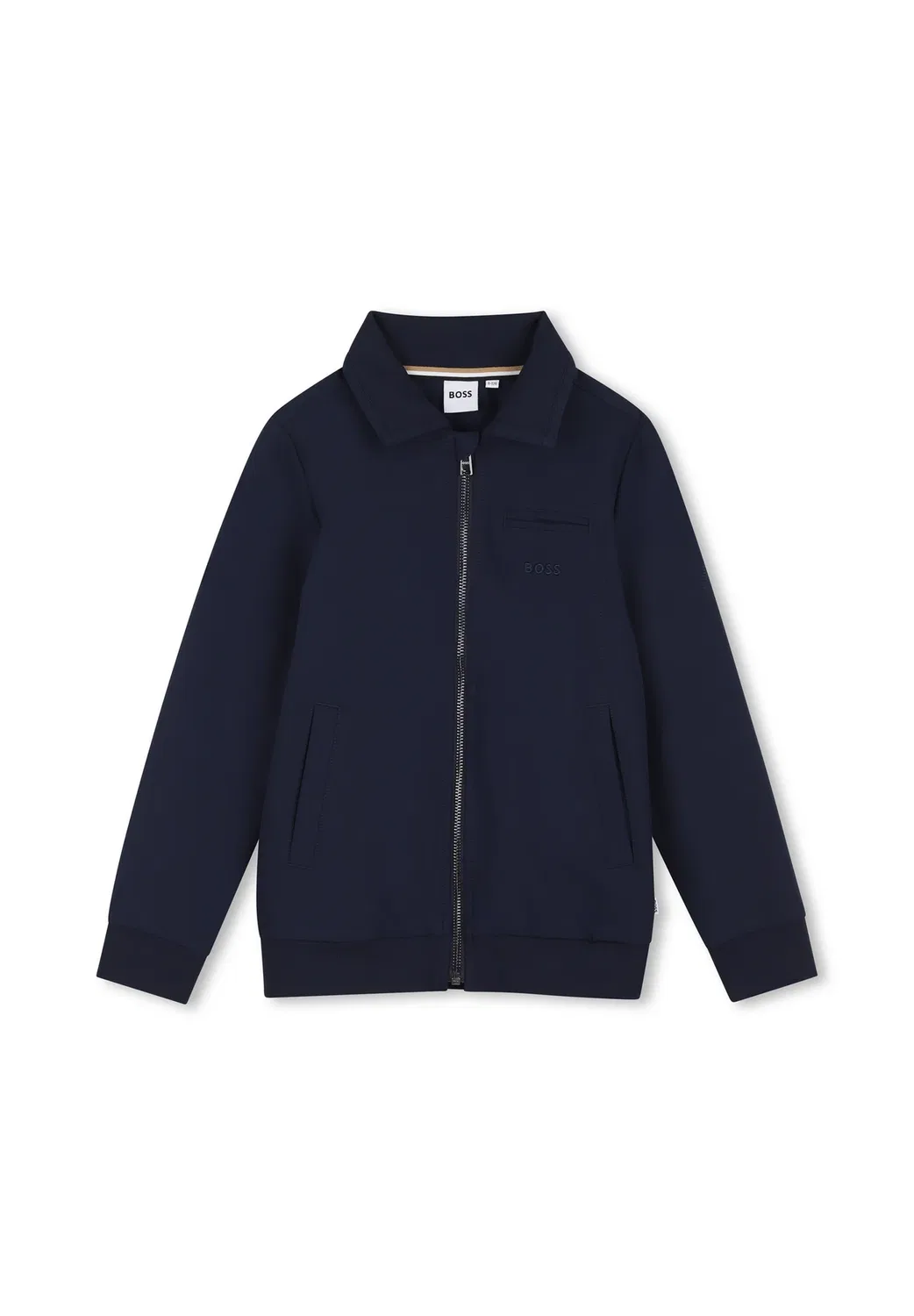 Кардиган из синтетической ткани - толстовка на молнии Boss Kidswear, Bleu Cargo