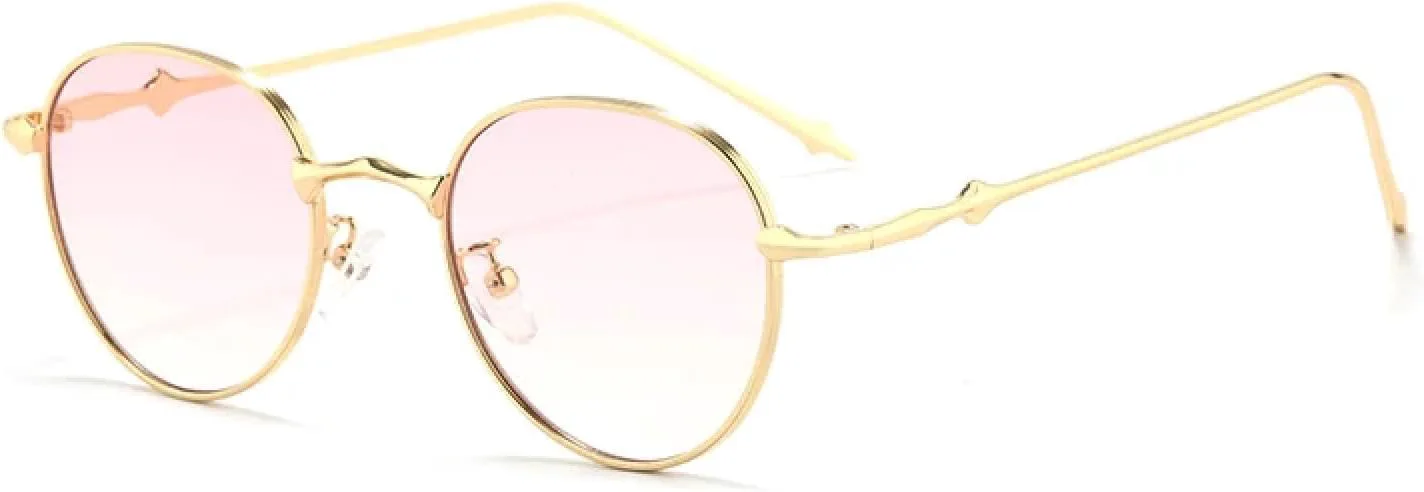 

Ретро-градиентные винтажные овальные солнцезащитные очки для женщин и мужчин, модные классические очки конфетных цветов с защитой от УФ-излучения UV400 TKKTLLT, Pink