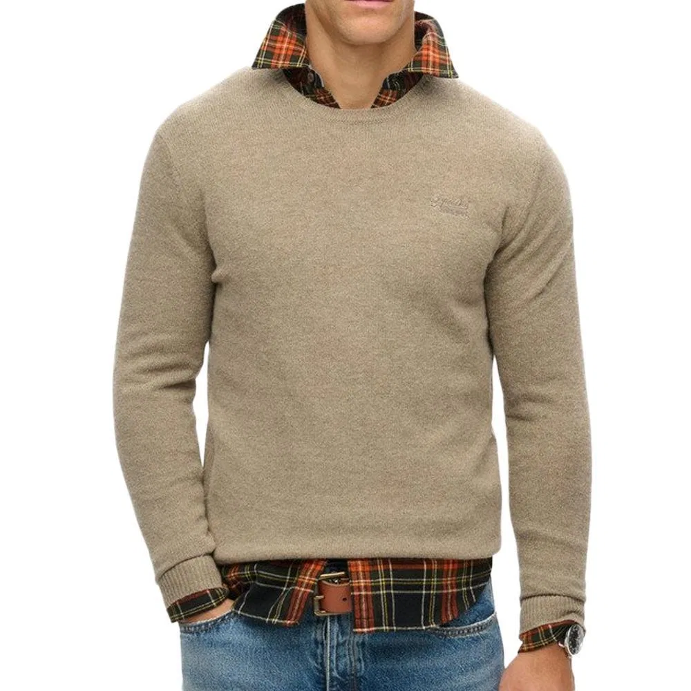Мужской пуловер с круглым вырезом Superdry, Цвет Green