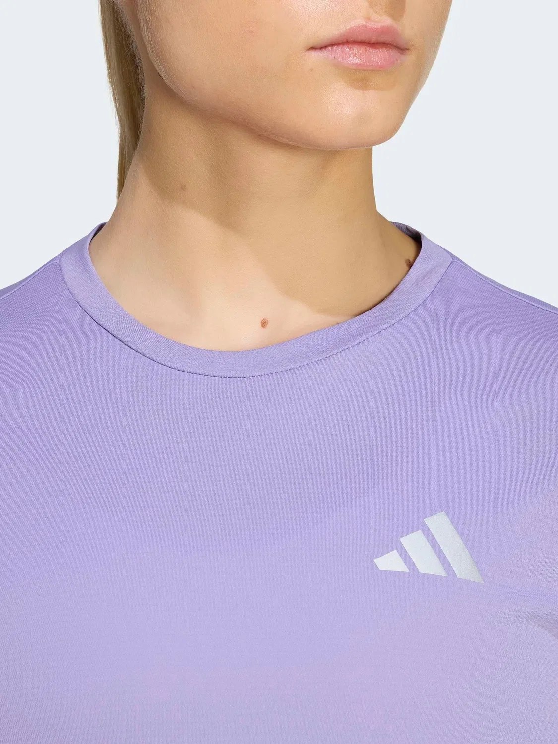 Футболка беговая adidas Run Essentials, фиолетовый — фото 4