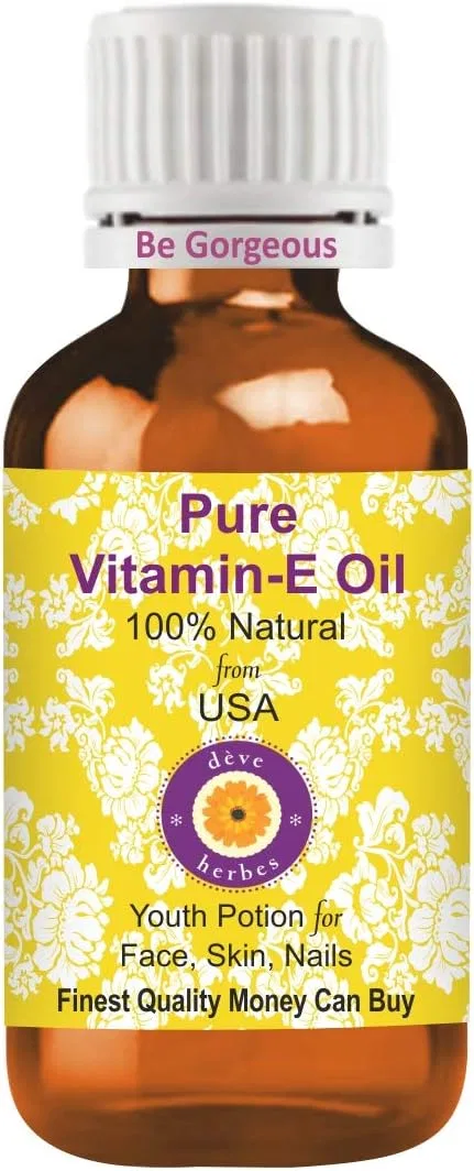 Масло витамина E 100% натуральное, 100 мл, Deve Herbes