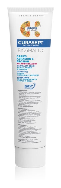 

Зубная паста для детей Curasept Biosmalto Junior