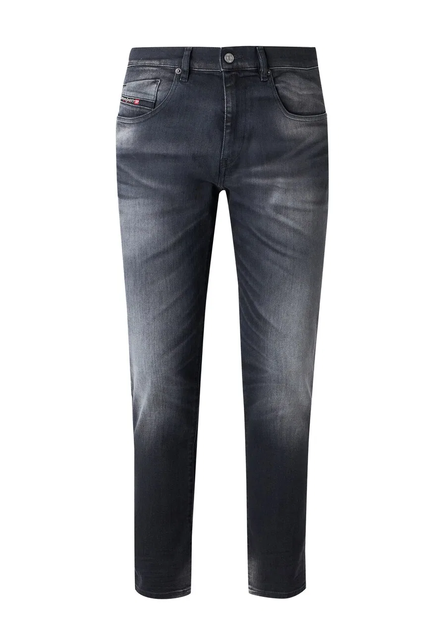 Джинсы DIESEL Slim fit '2019 D-STRUKT' из черного денима
