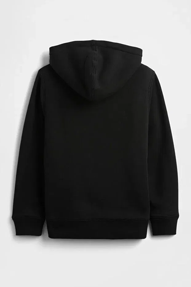 Детское худи для девочек с капюшоном V-Oc cozy children's sweatshirt Gap, Black — фото 2
