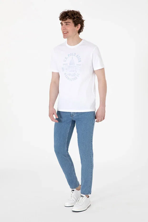 Мужские джинсы скинни U.S. Polo Assn., Light Blue — фото 3