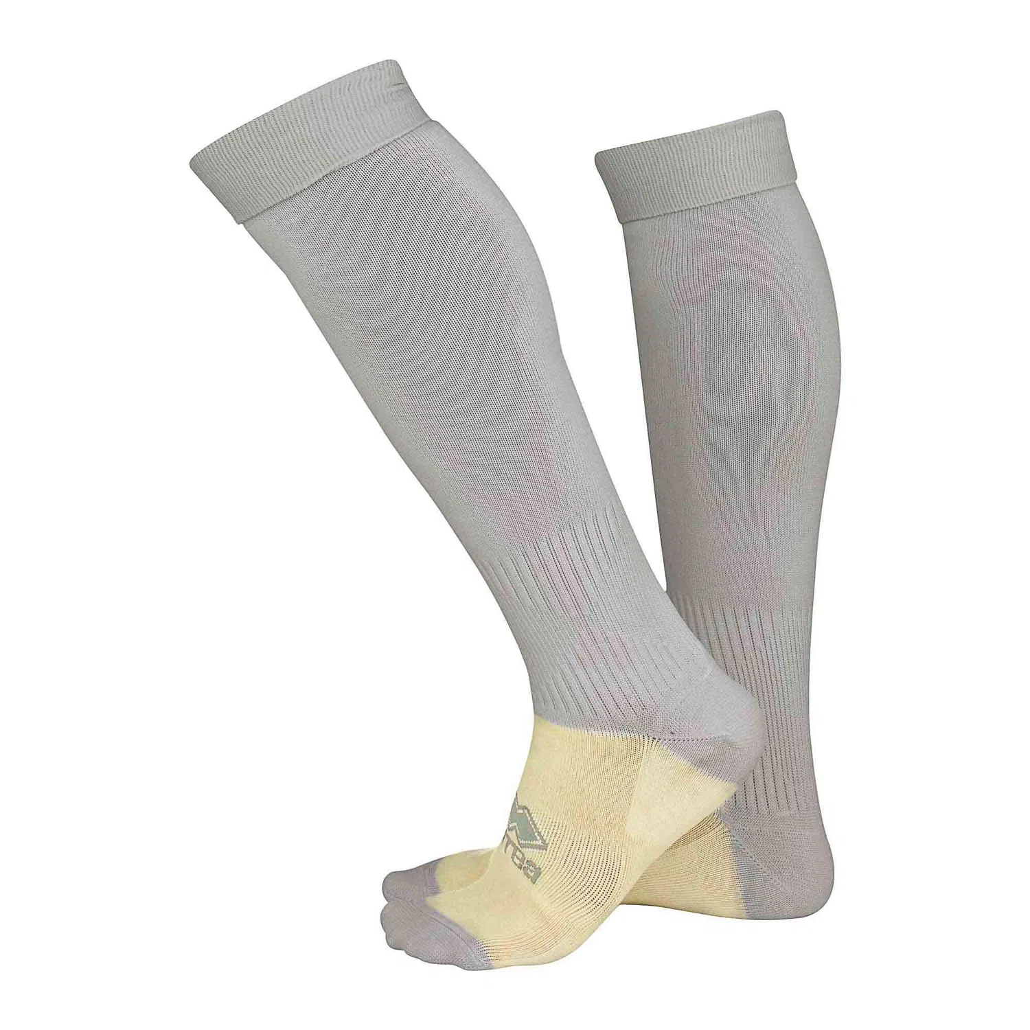 Детские носки с хлопковой стопой Errea Socks With Foot Jr Polyester Grey, Цвет Grau / Hellgrau