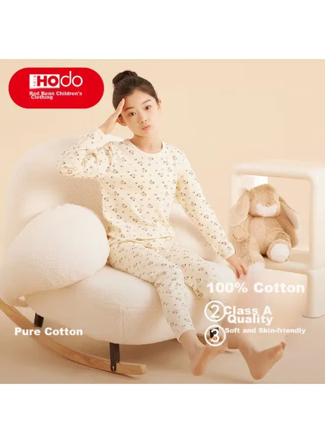 Комплект детского белья из хлопка M1028 Red Bean, белый