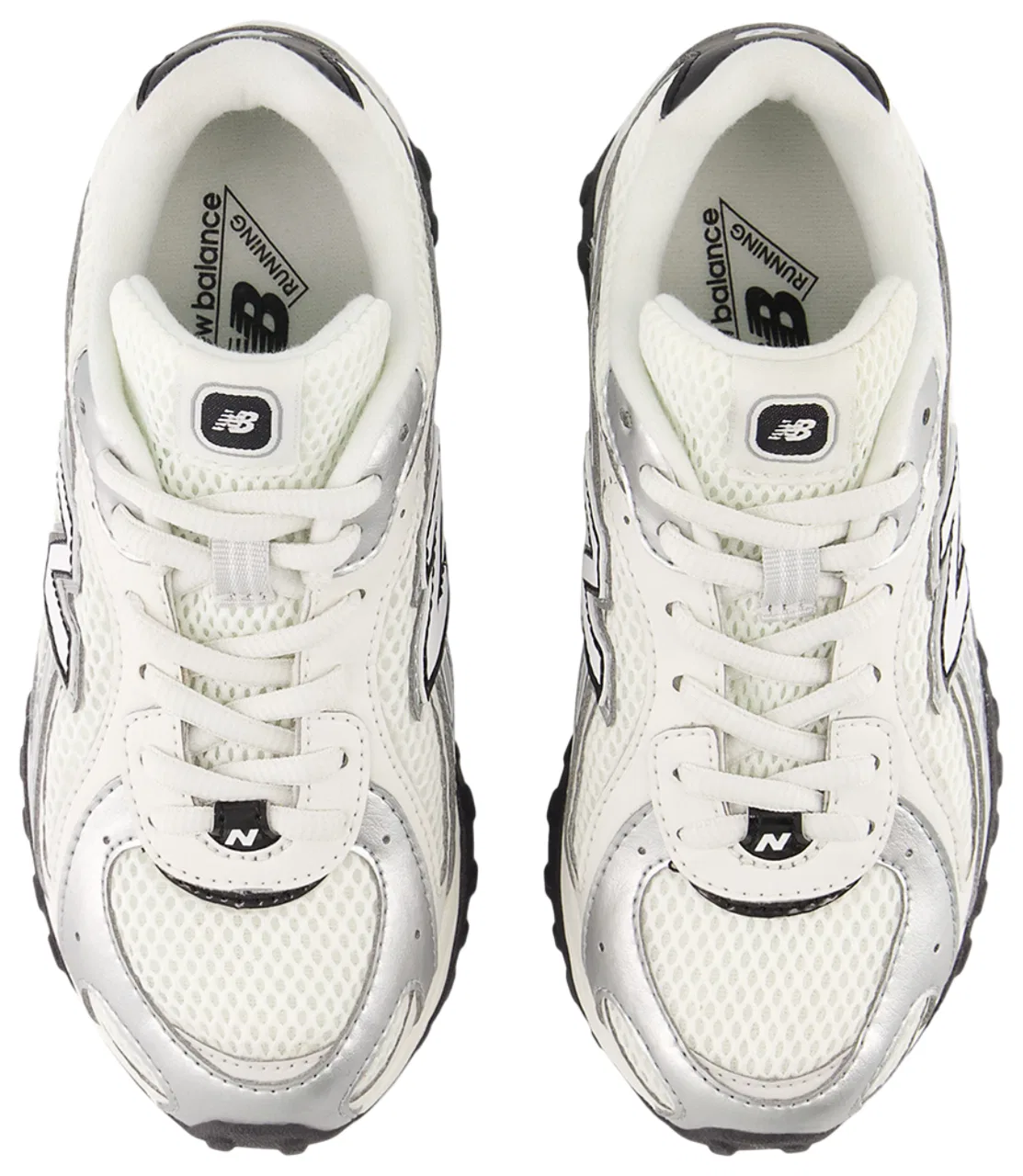 Кроссовки для мальчиков 204L New Balance, серебристый/черный — фото 4