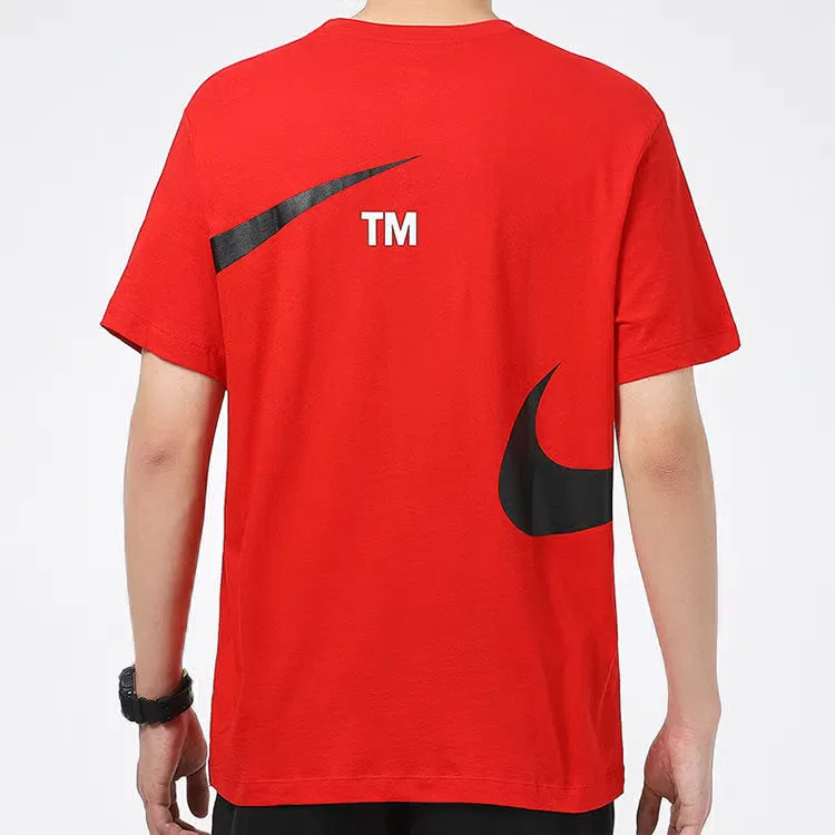 Футболка спортивная с принтом As Men's Sportswear Tee Stmt Gx University Nike, красный — фото 2