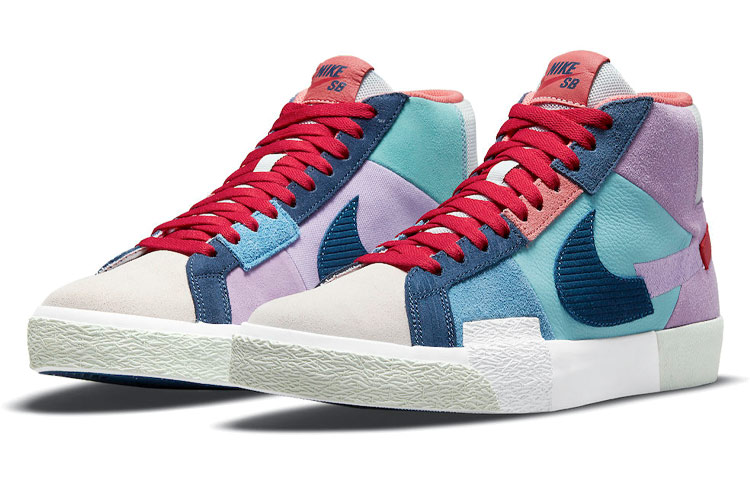 Кроссовки Nike Blazer Mid Mosaic, разноцветный — фото 3