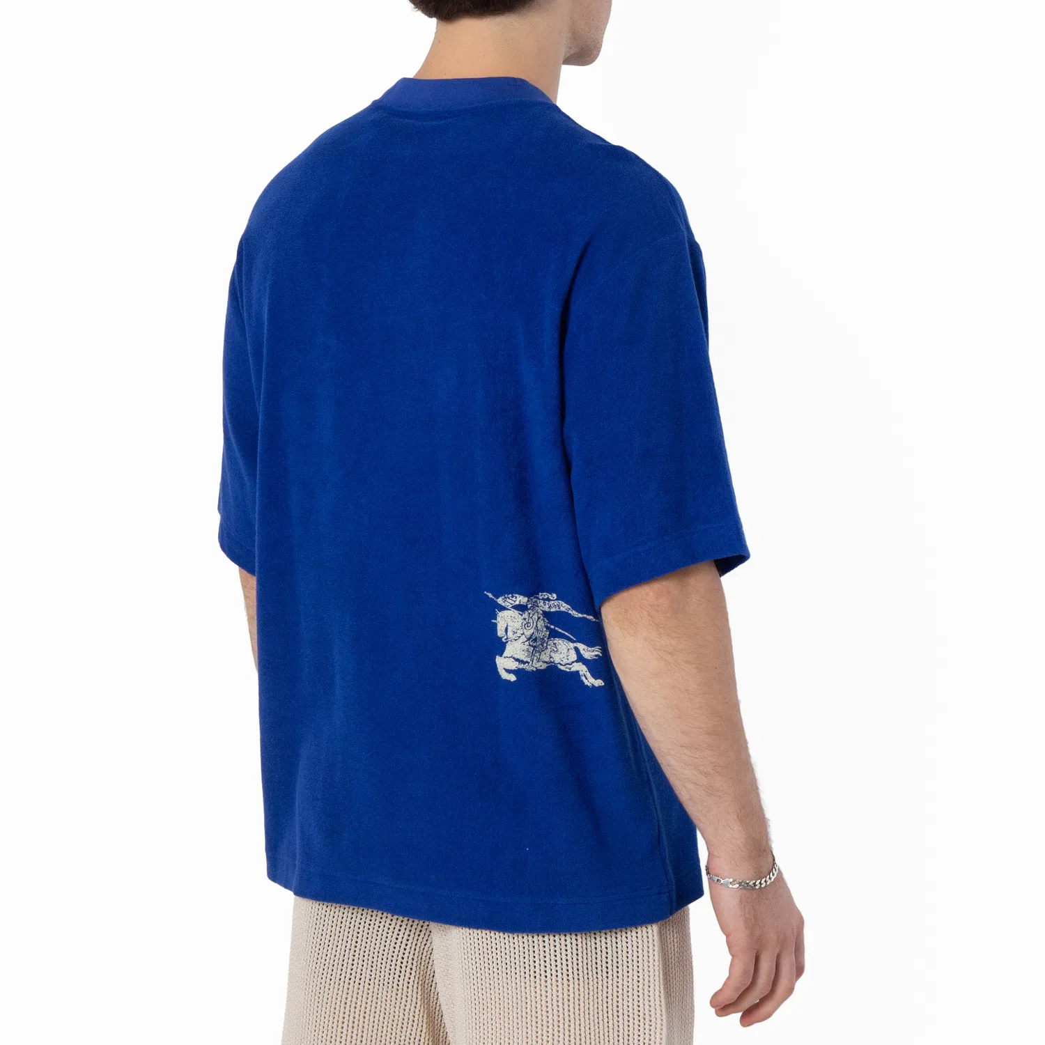 Футболка хлопковая махровая EKD Cotton Towelling T-Shirt Burberry, Knight — фото 3