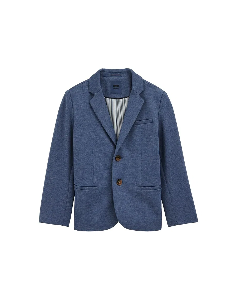 Пиджак WE Fashion Regular fit 'Jongens' цвета горечавки