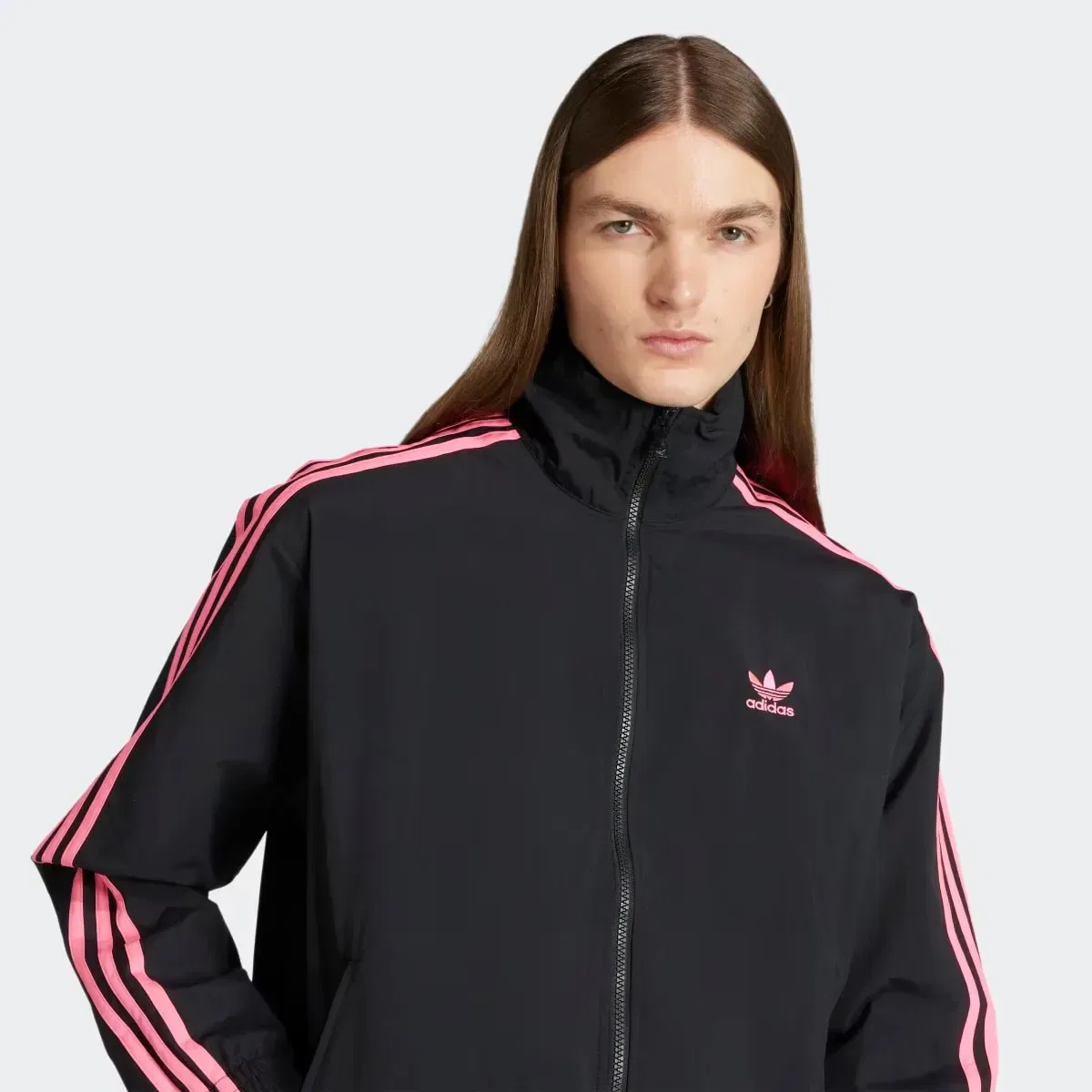 Мужская куртка Firebird Adicolor Woven adidas, Negro — фото 4