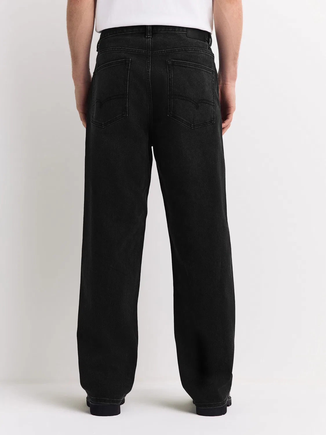 Джинсы свободной посадки Relaxed Fit Next, черный — фото 4
