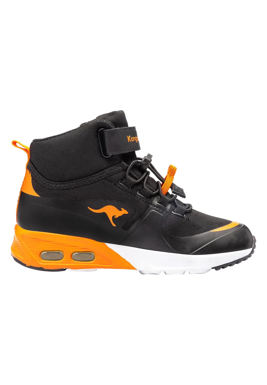 Детские водонепроницаемые кроссовки KX-Hydro High-Top Kangaroos, Schwarz Orange — фото 3