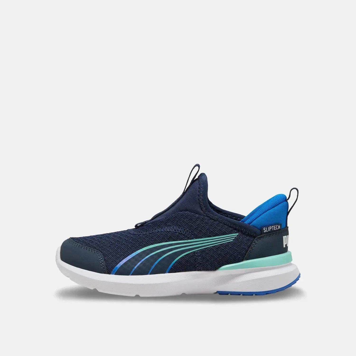 Детские кроссовки для мальчиков беговые Kruz ProFoa SLIPTECH Puma, синий — фото 3