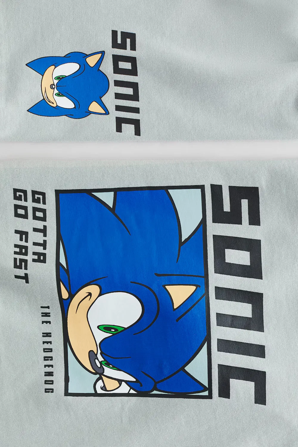 Пижама из набивного хлопка H&M, Türkis/Sonic The Hedgehog — фото 2