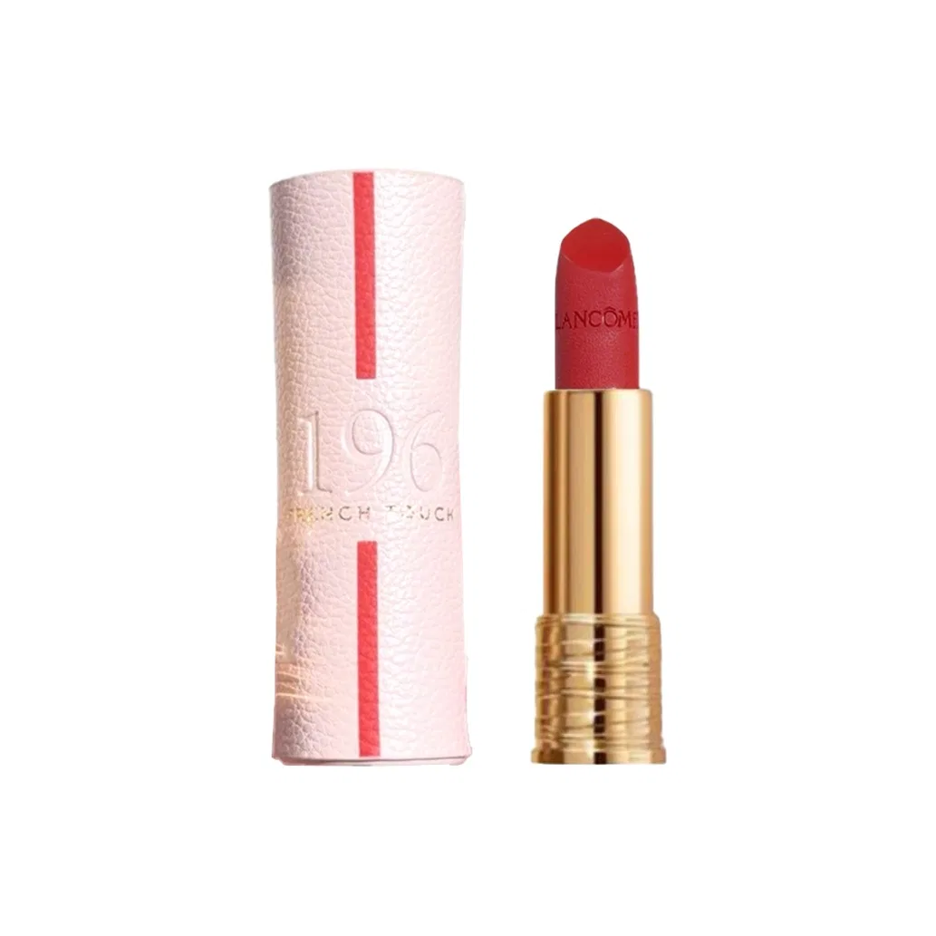 Женская помада бархатная 196# Cinnabar Orange LANCOME