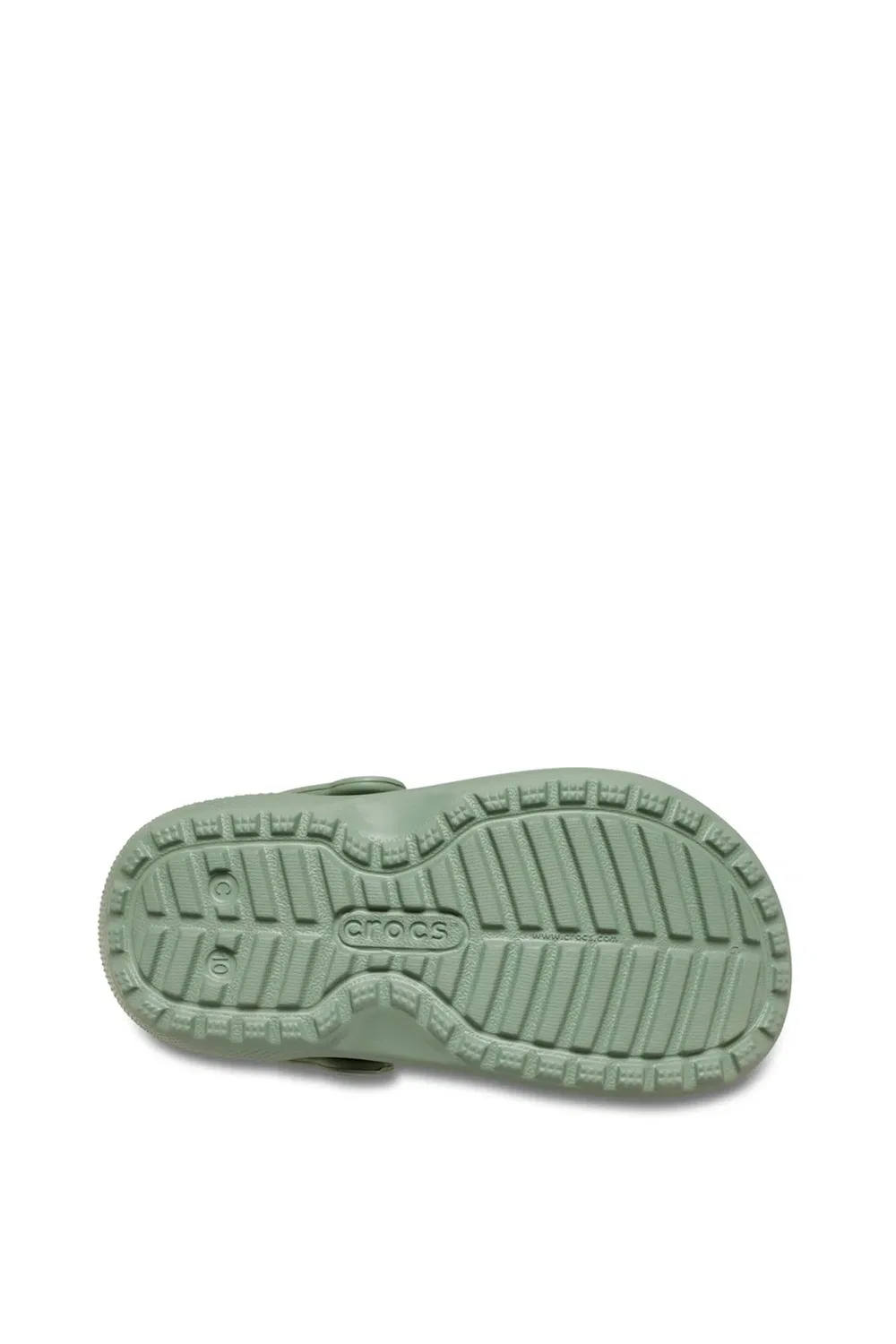 Детские классические утепленные клоги с подкладкой Crocs, Green — фото 4