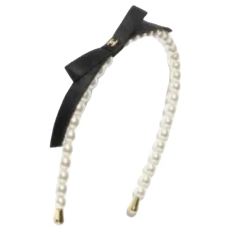 Ободок для волос CHANEL, White